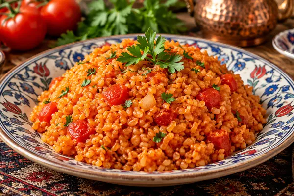 Domatesli Bulgur Pilavı